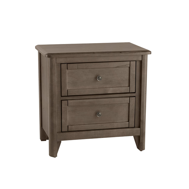 Vaughan-Bassett Woodbridge - Nightstand - 2 Drawer - Dark Cashmere