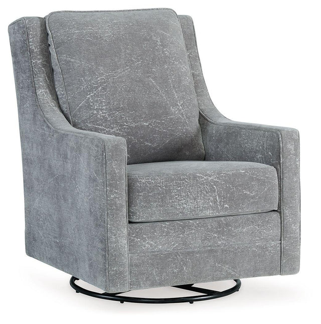 Ashley Kambria Swivel Glider Accent Chair - Ash