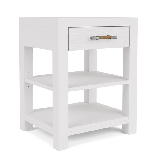 Riverside Furniture Rosalie - 1 Drawer Nightstand - White - White