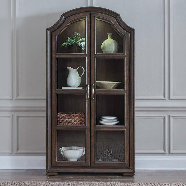Liberty Furniture Provence Park - Bunching Display Cabinet - Brown