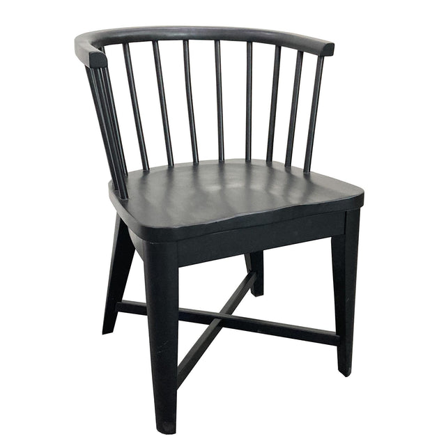 Parker House Americana Modern Dining - Barrel Dining Chair (Set of 2) - Black