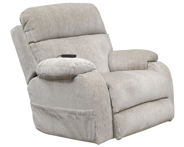 Catnapper Refresher - Power Headrest Power Rocker Recliner With CR3 Heat/Massage/Lumbar - Cloud - 44.5"