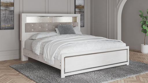 Ashley Altyra - White - King Panel Bookcase Bed