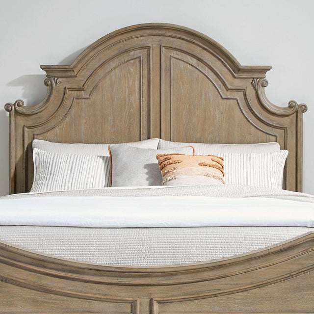 Liberty Furniture Magnolia Manor - King Panel Headboard - Brown