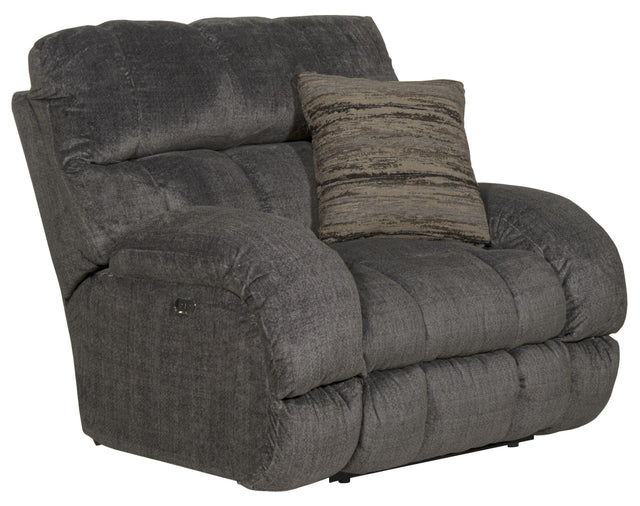 Catnapper Ashland - Power Lay Flat Recliner - Granite