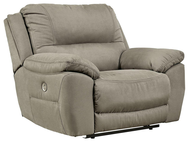 Ashley Next-Gen Gaucho Zero Wall Power Wide Recliner - Putty