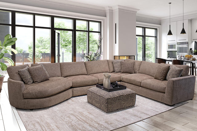 Parker House The Bump - 4 Piece Modular Sectional - Alistair Fossil