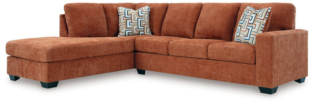 Ashley Aviemore - Spice - 2-Piece Sectional With Laf Corner Chaise