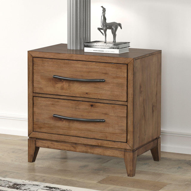 Liberty Furniture Shaker Lakes - Nightstand With Charging Station - Brown