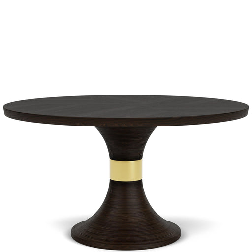 Riverside Furniture Lydia - Round Dining Table - Dark Brown