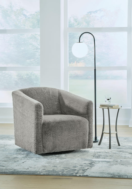 Ashley Bramner Swivel Accent Chair - Charcoal
