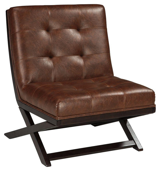 Ashley Sidewinder Accent Chair - Brown