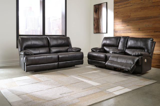 Ashley Mountainous - Eclipse - 2 Pc. - Power Reclining Sofa, Power Loveseat