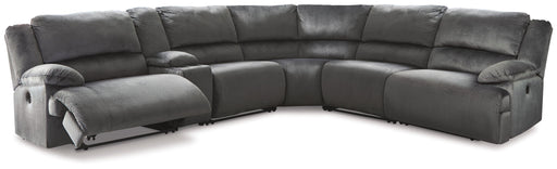 Ashley Clonmel - Charcoal - 6-Piece Power Reclining Sectional