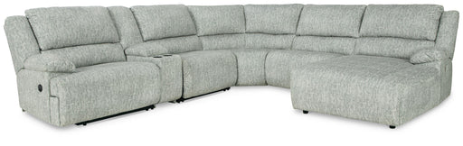 Ashley Mcclelland - Gray - Right Arm Facing Press Back Chaise 6 Pc Sectional