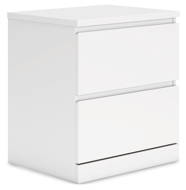 Ashley Onita Two Drawer Night Stand - White