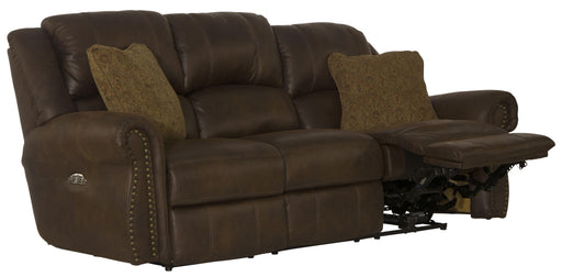 Catnapper Pickett - Power Reclining Sofa with Power Adjustable Headrest - Walnut