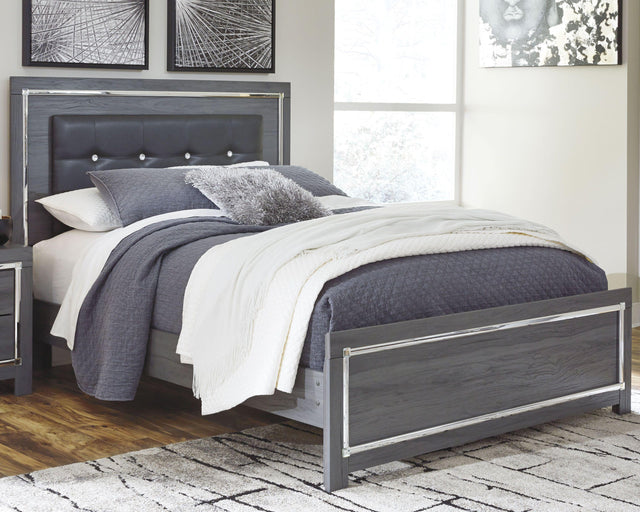 Ashley Lodanna - Gray - Queen Panel Bed