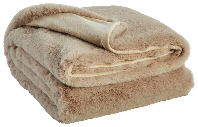 Ashley Gariland Throw - Taupe