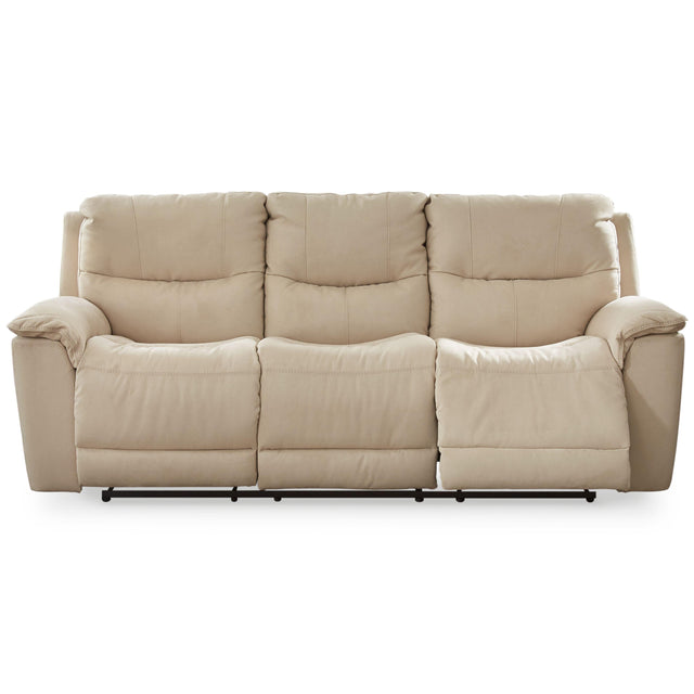 Ashley Next-Gen Gaucho PWR REC Sofa with ADJ Headrest - Latte