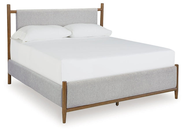 Ashley Lyncott - Brown - King Upholstered Bed