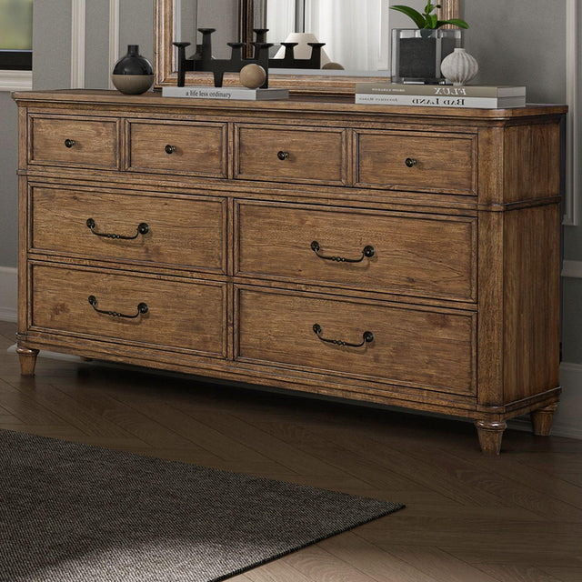 Liberty Furniture Harrison Heights - 6 Drawer Dresser - Sienna