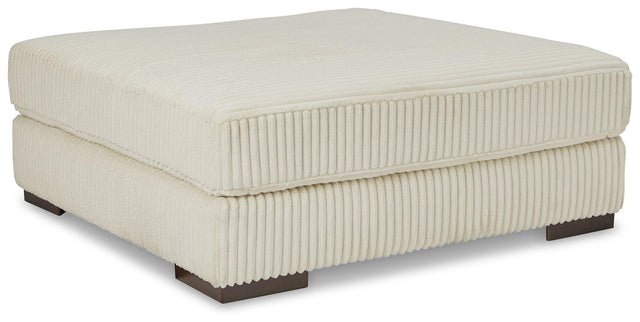 Ashley Lindyn Oversized Accent Ottoman - Ivory