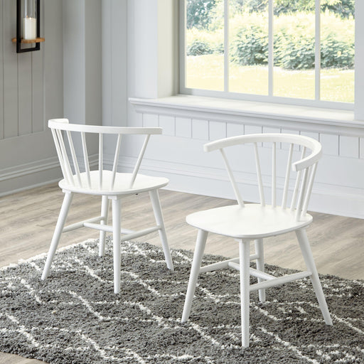 Ashley Grannen Dining Room Side Chair (2/CN) - White