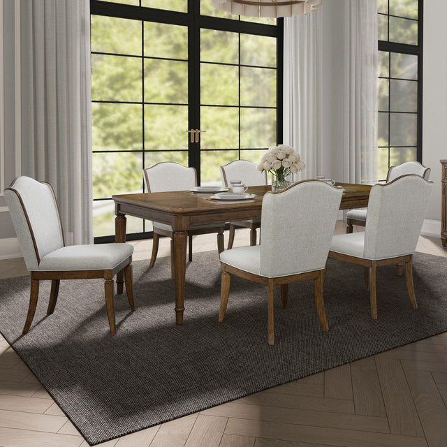 Liberty Furniture Harrison Heights - 7 Piece Rectangular Table Set - Sienna