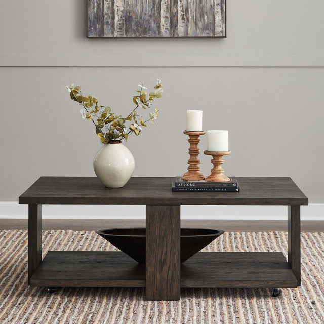 Liberty Furniture Harrison - Cocktail Table - Brown