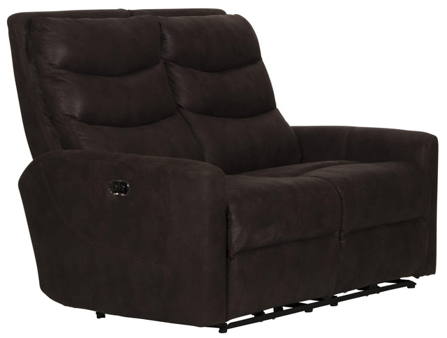 Catnapper Gill - Power Reclining Loveseat - Chocolate