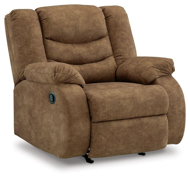 Ashley Partymate Rocker Recliner - Brindle