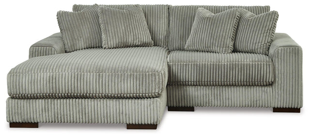 Ashley Lindyn - Fog - Left Arm Facing Corner Chaise 2 Pc Sectional