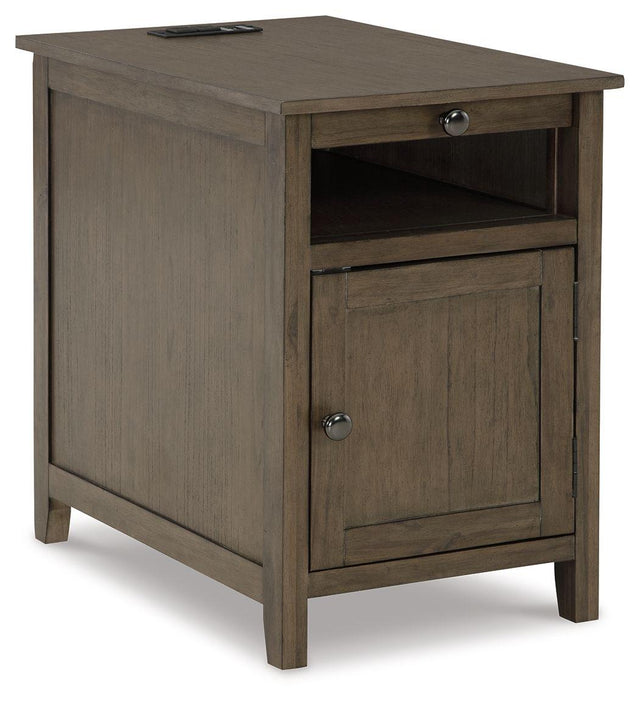 Ashley Treytown Chair Side End Table - Grayish Brown