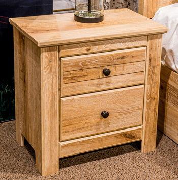 Ashley Makidern Two Drawer Night Stand - Tan