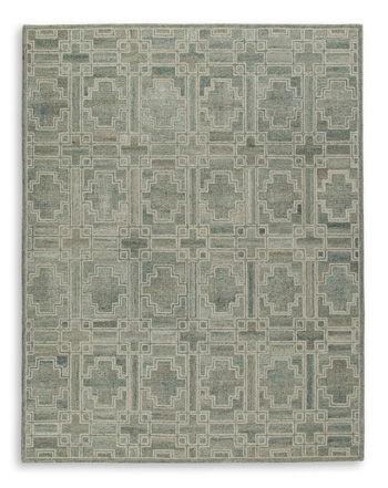 Ashley Jossland Large Rug - Green/Ivory