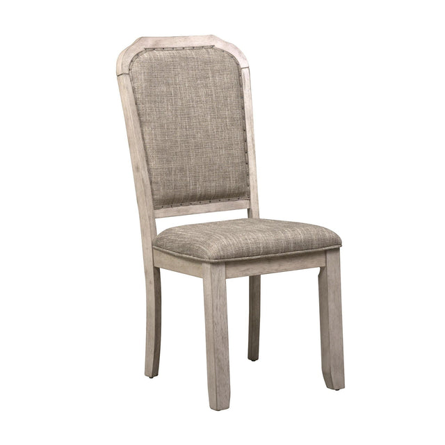 Liberty Furniture Willowrun - Upholstered Side Chair - Rustic White