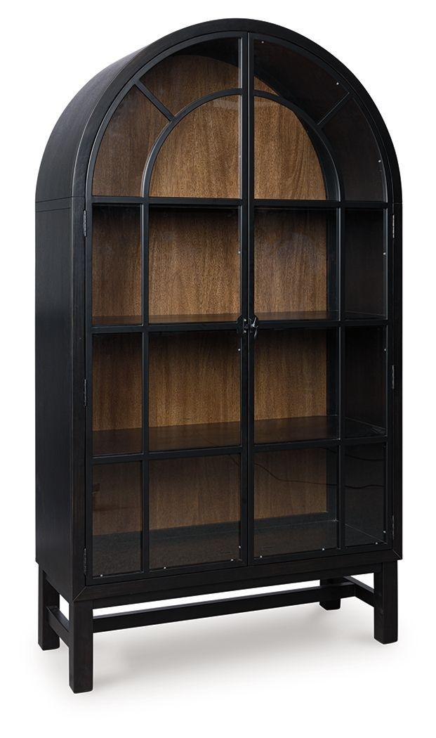Ashley Greddinton Display Cabinet - Black/Brown