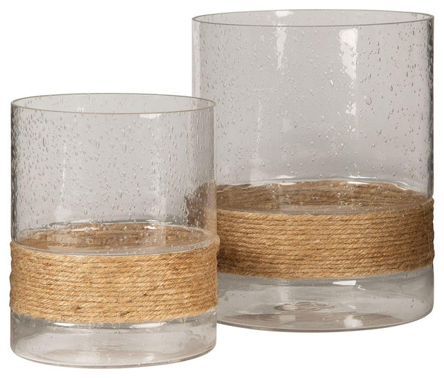 Ashley Eudocia Candle Holder Set (2/CN) - Clear