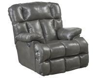 Catnapper Victor - Chaise Rocker Recliner - Chocolate - Leather