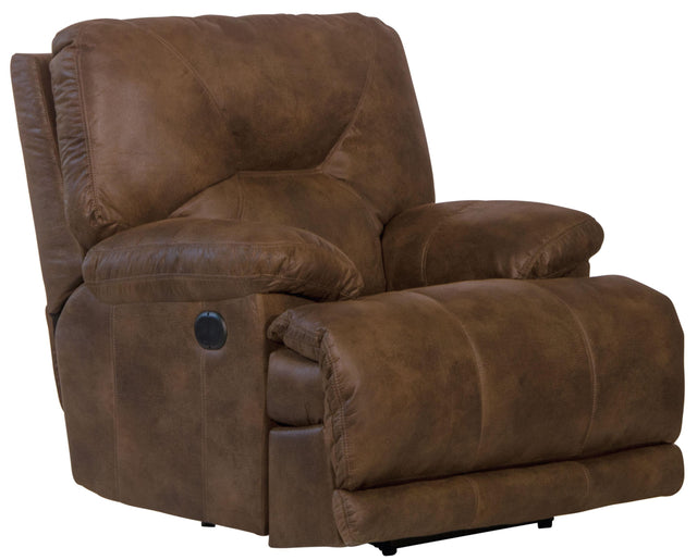 Catnapper Voyager - Power Lay Flat Recliner - Elk - Fabric