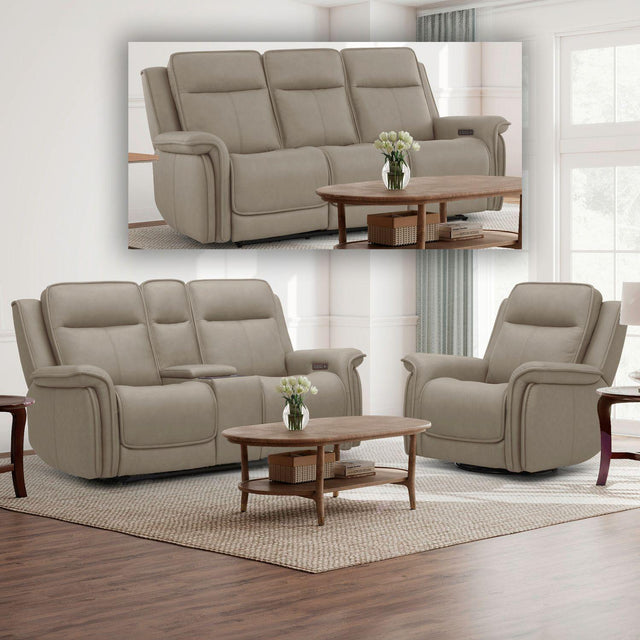 Liberty Furniture Cora - Sofa With Loveseat & Recliner - Aline Cashmere