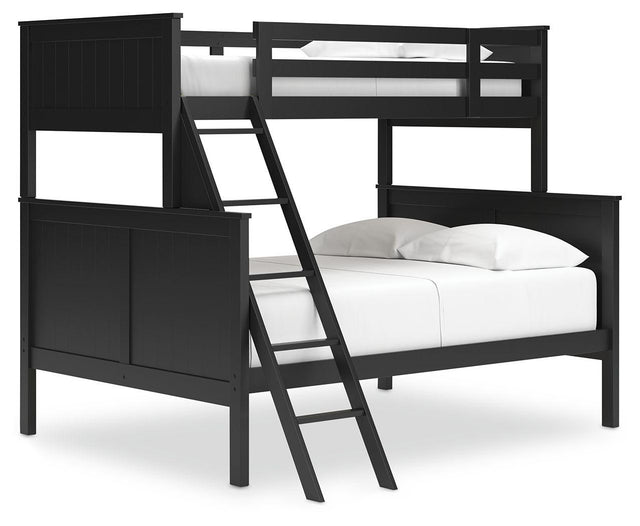 Ashley Nextonfort - Black - Twin Over Full Bunk Bed