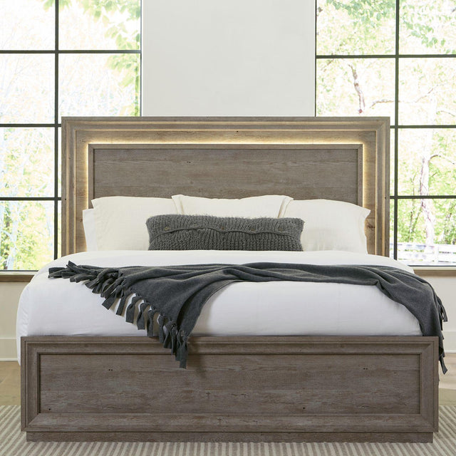 Liberty Furniture Horizons - California King Panel Bed - Gray