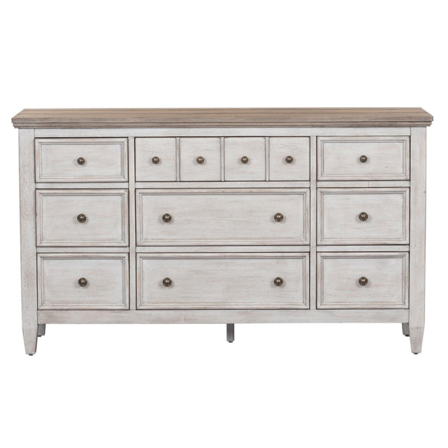 Liberty Furniture Heartland - 9 Drawer Dresser - White