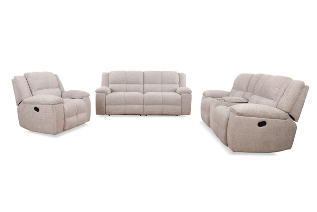 Parker House Buster - Manual Reclining Sofa Loveseat And Recliner - Opal Taupe