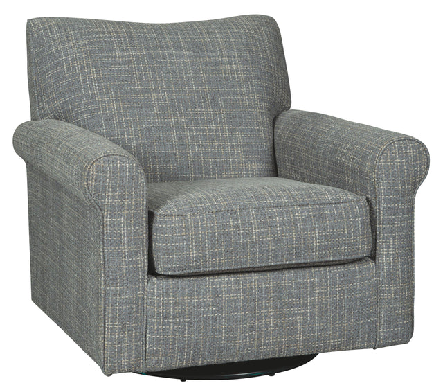 Ashley Renley Swivel Glider Accent Chair - Ash