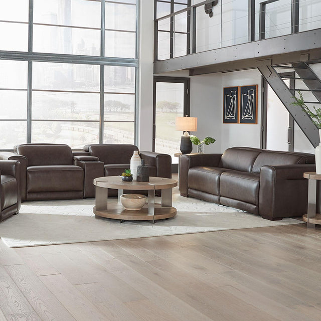 Liberty Furniture Deacon - Sofa & Loveseat - Boston Charcoal Leather