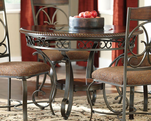 Ashley Glambrey Round Dining Room Table - Brown