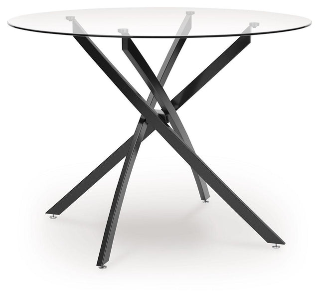 Ashley Pharwynn Round Dining Room Table - Black